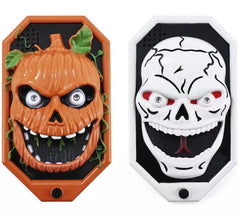 Assorted Pumpkin or Skull Doorbell with Light and Music