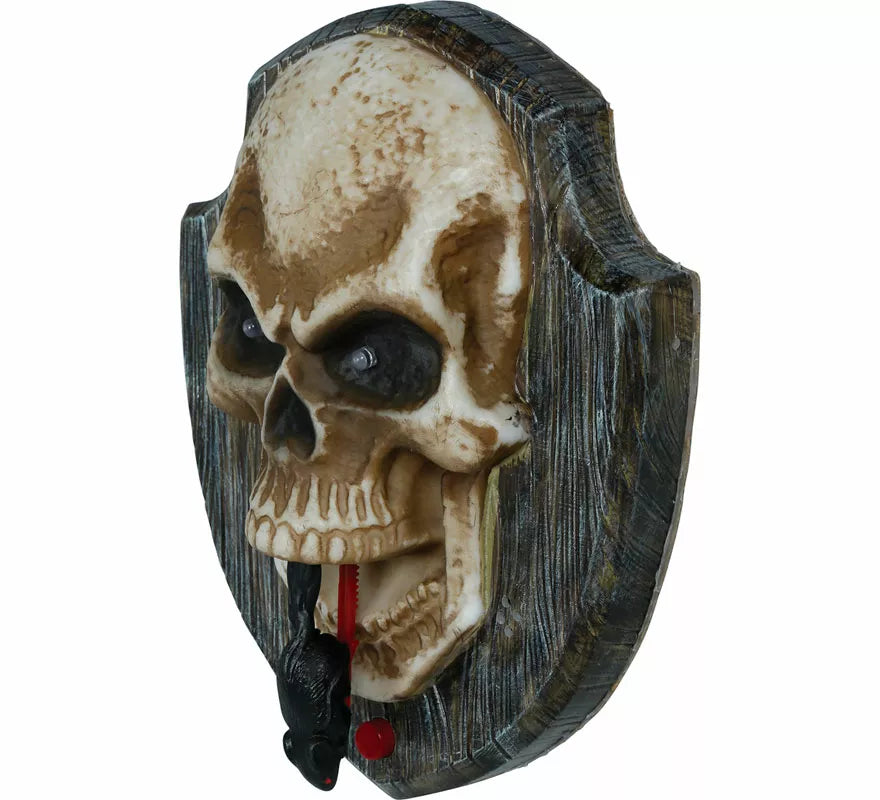 Translation missing: en.Timbre Calavera con Luz, Sonido y Movimiento de 19x15 cm