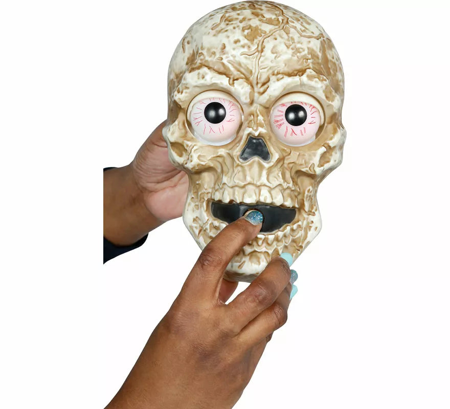 Translation missing: en.Timbre Calavera con Luz, Sonido y Movimiento de 20x12 cm