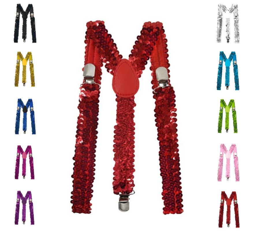 Tirantes con Lentejuelas en varios colores