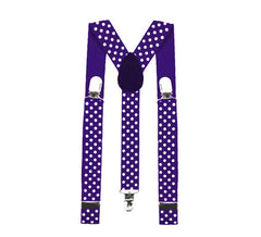 Braces with White Dots for Adults in assorted colours