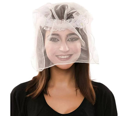 Tocado Blanco de Novia