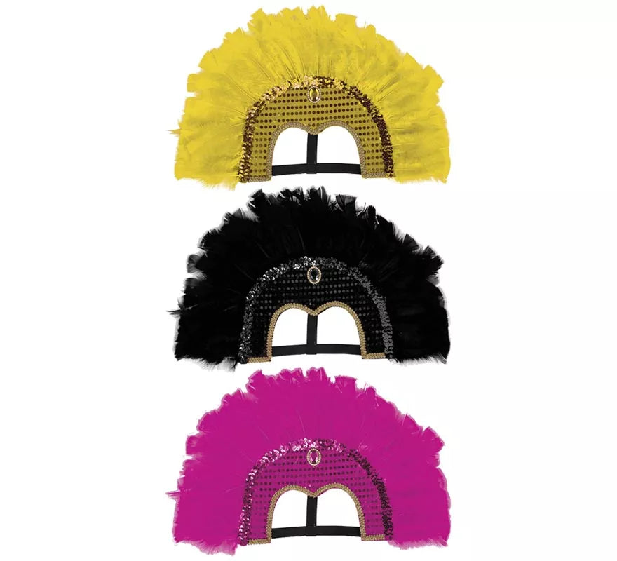 Translation missing: en.Tocado de Plumas en varios colores