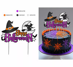 Witch topper for cake 16x24 cm