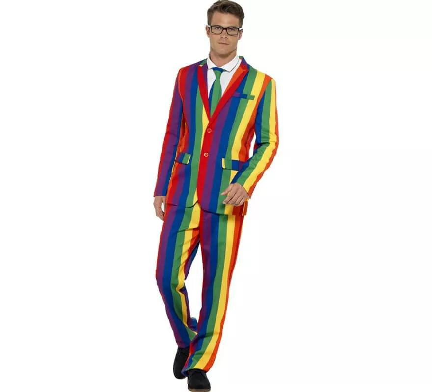 Translation missing: en.Traje Divertido Arco Iris para hombre