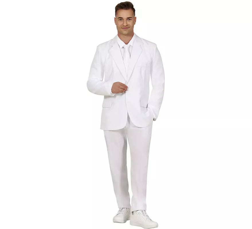 Translation missing: en.Traje Divertido blanco elegante para hombre