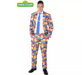 Traje Divertido de Barrio Sésamo multicolor para hombre