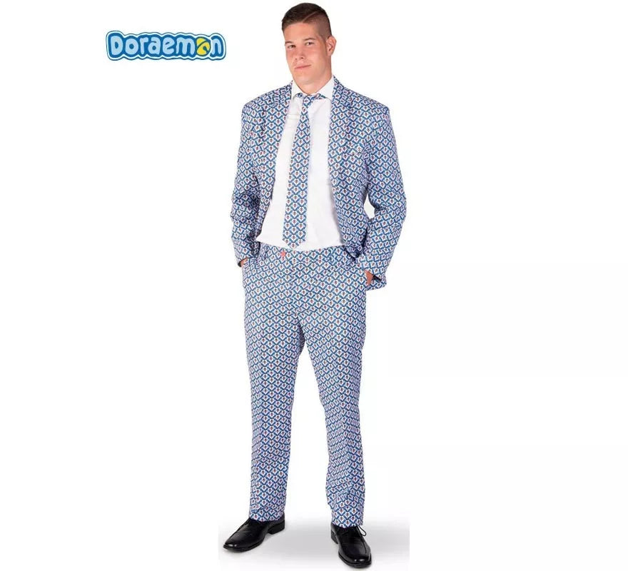 Translation missing: en.Traje Divertido de Doraemon azul para hombre