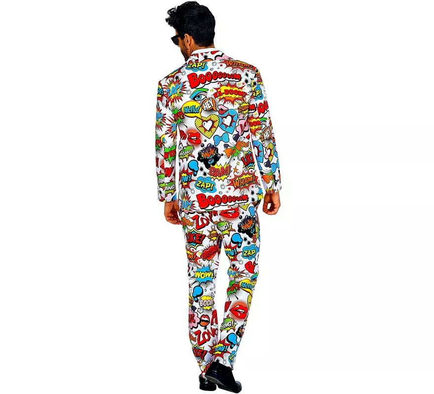 Translation missing: en.Traje Divertido de los años 60 Arte Pop para hombre