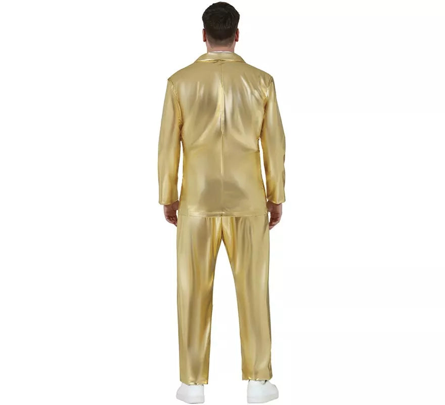 Traje Divertido dorado para hombre