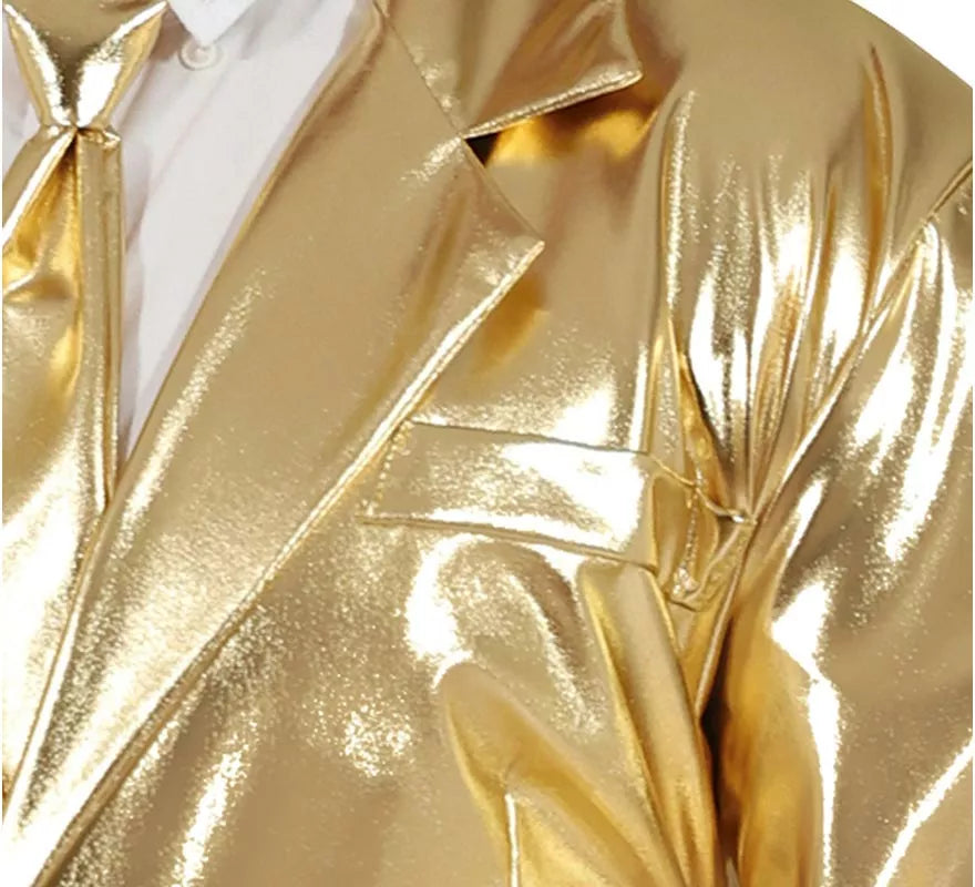 Traje Divertido dorado para hombre