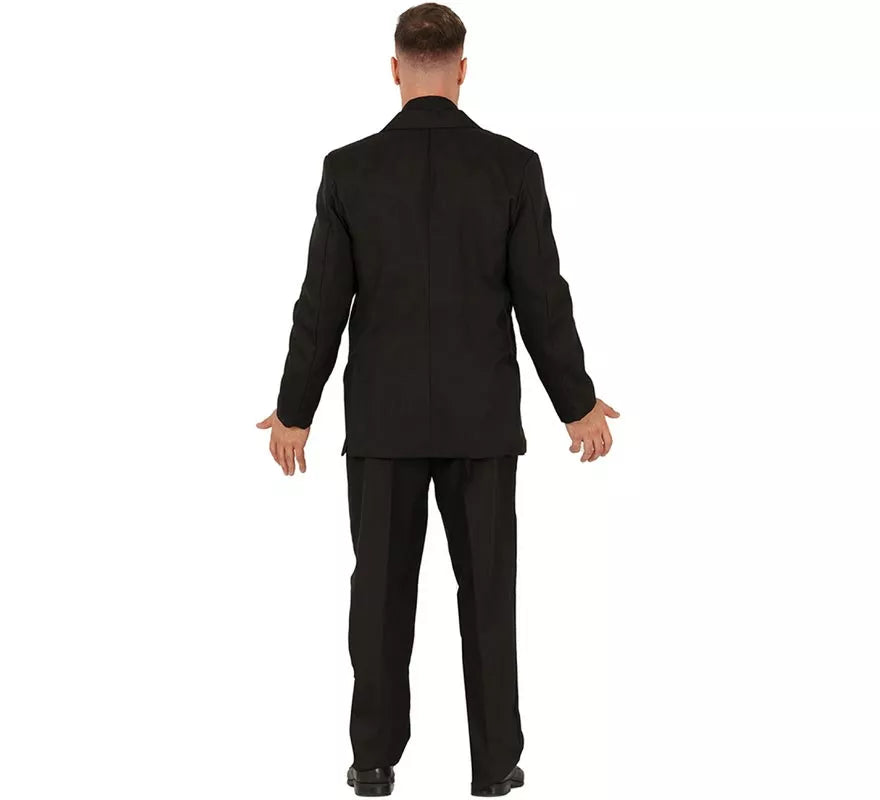 Traje Divertido negro mate para hombre