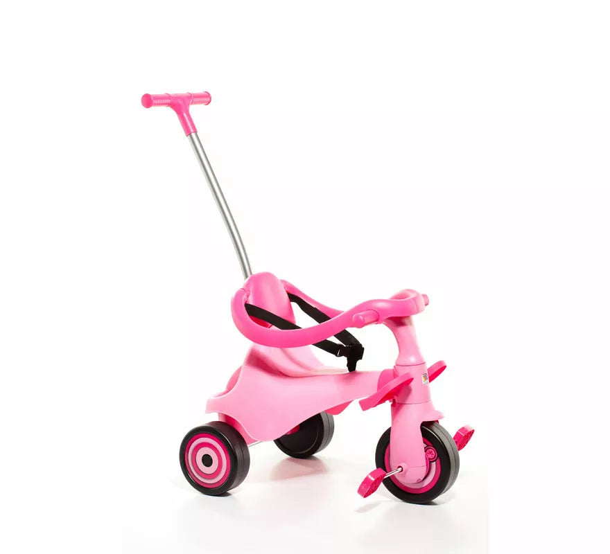 Translation missing: en.Triciclo infantil rosa con Bandeja y Palo