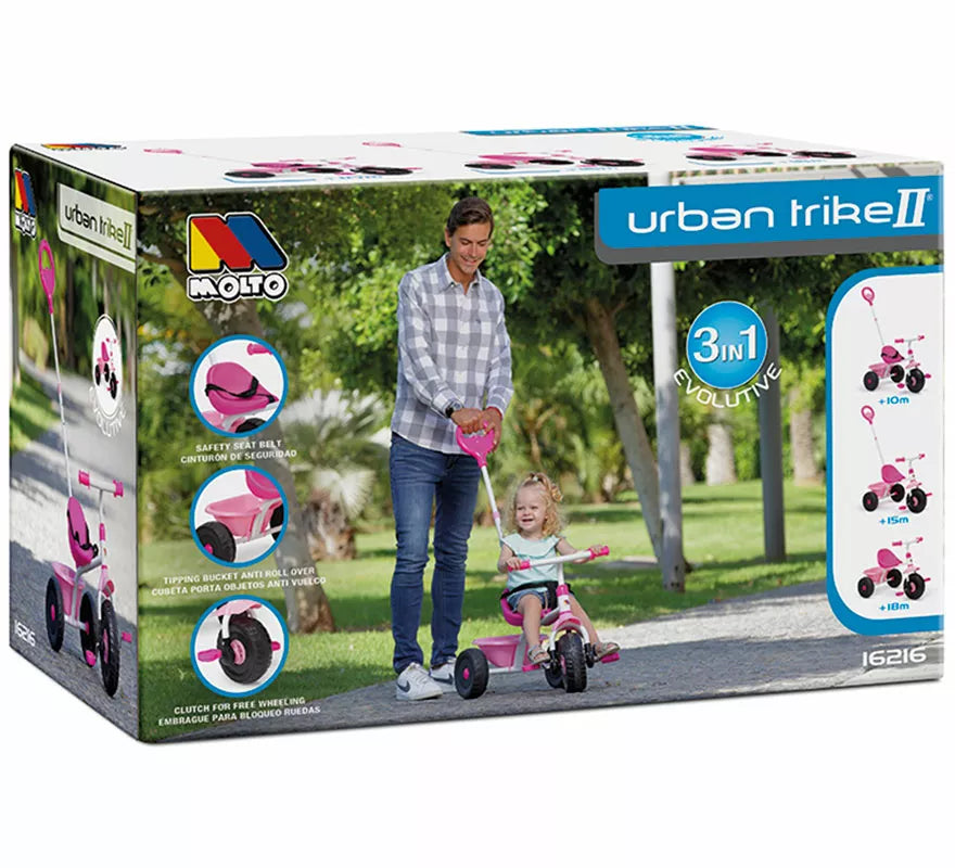 Translation missing: en.Triciclo Urban Trike Baby rosa