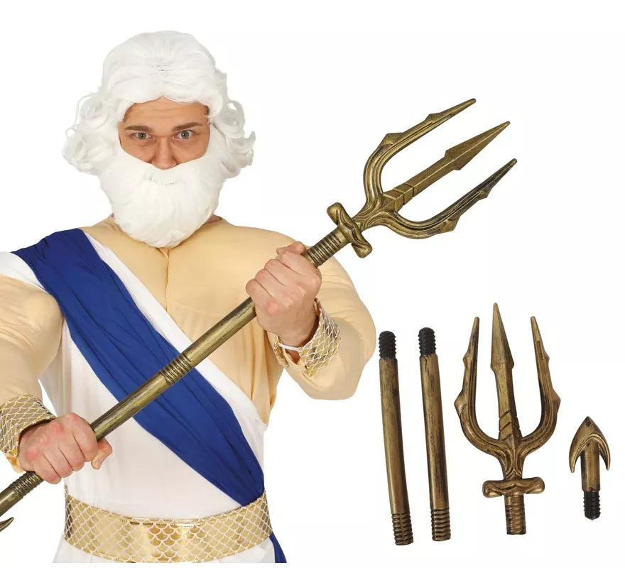 Translation missing: en.Tridente de Neptuno Color Oro de 94 cm