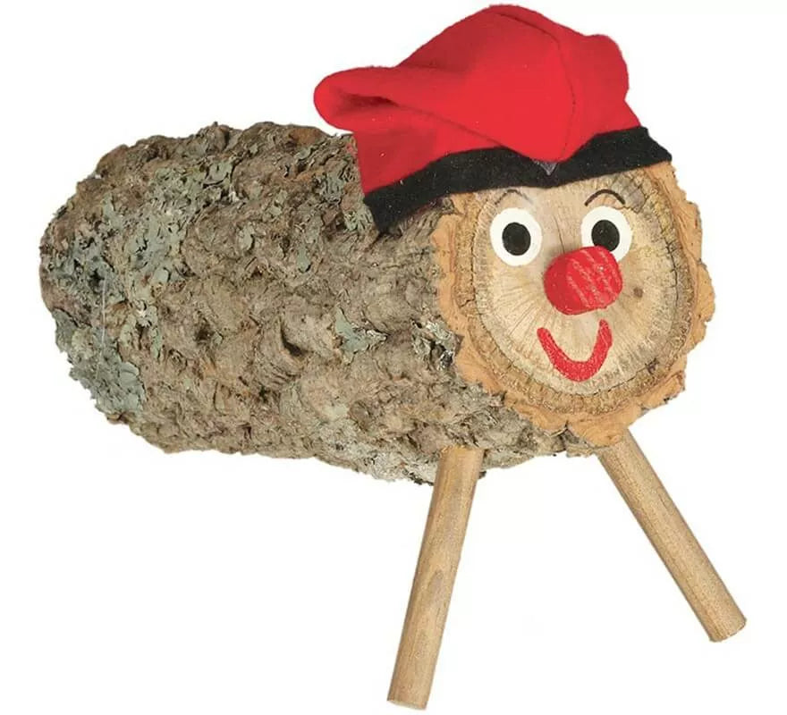 Tronco de Navidad Caga Tió de 20 cm