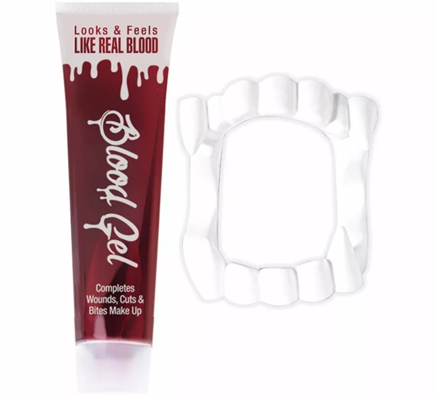 Tubo con Sangre Profesional de 28 ml con Colmillos