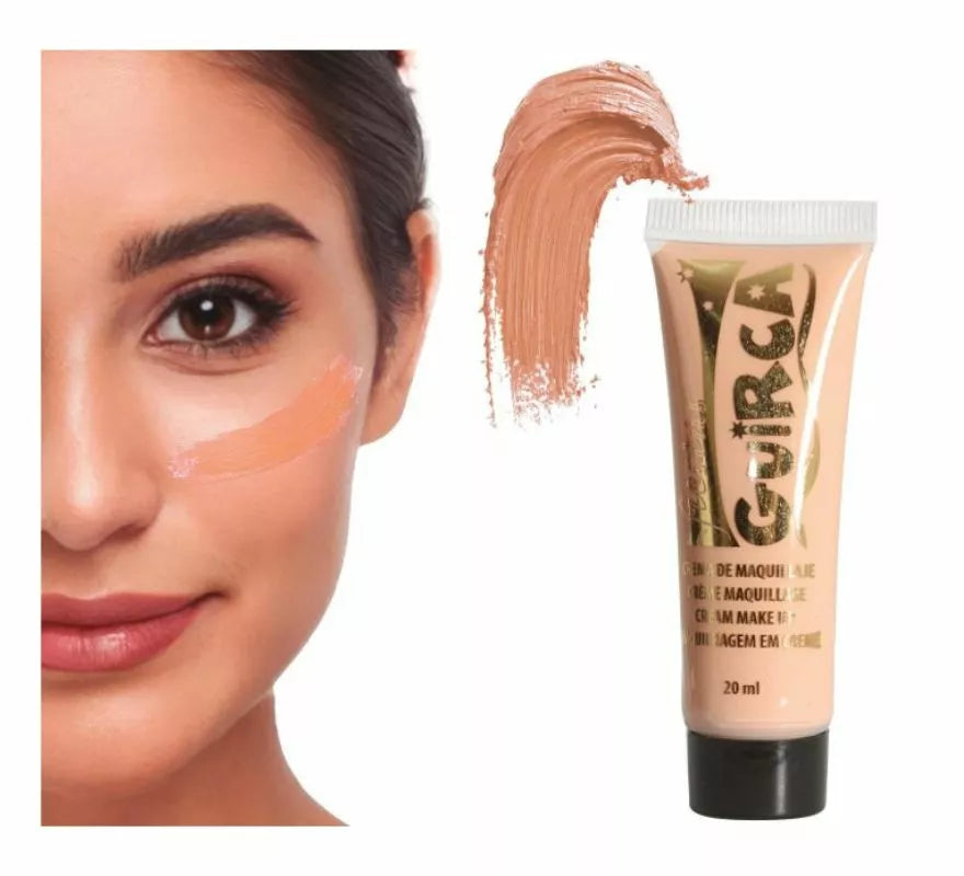 Tubo de 20 ml. de maquillaje en Crema en varios colores.