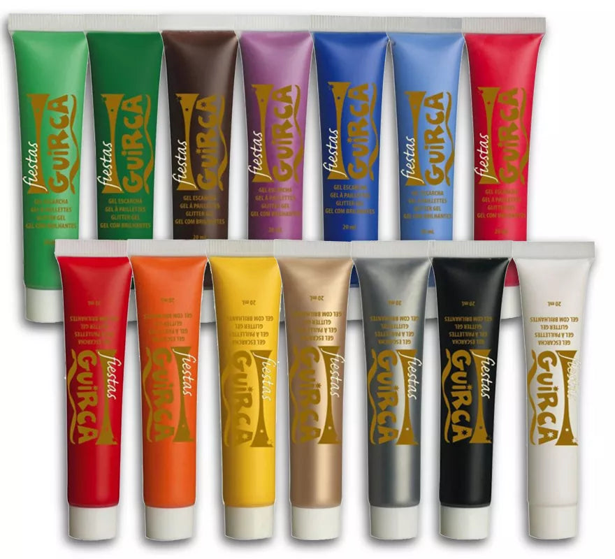 Tubo maquillaje al agua en varios colores 20 ml