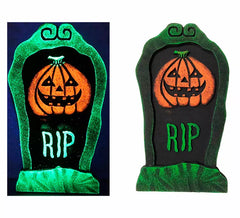 Fluorescent Pumpkin Tomb 23x41x2.3 cm