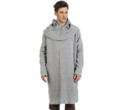 Túnica de Cota De Malla Gris para hombre