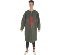 Green Tunic with Shield for men