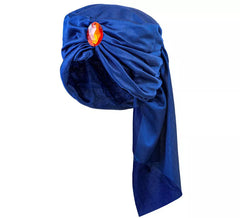 Ali Baba Blue Turban with Precious Stone