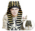 Turbante de Faraón dorado y negro Deluxe para hombre