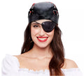 Turbante Pirata negro estampado adulto