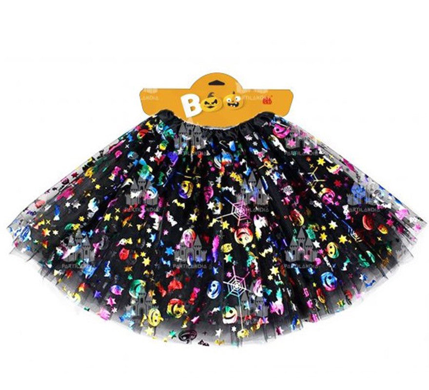 Translation missing: en.Tutú 40 cm Calabazas Multicolor para mujer