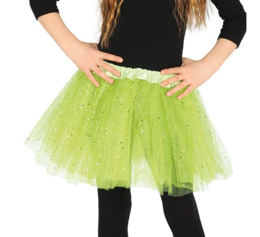 Tutú con Brillantes en varios colores para niña