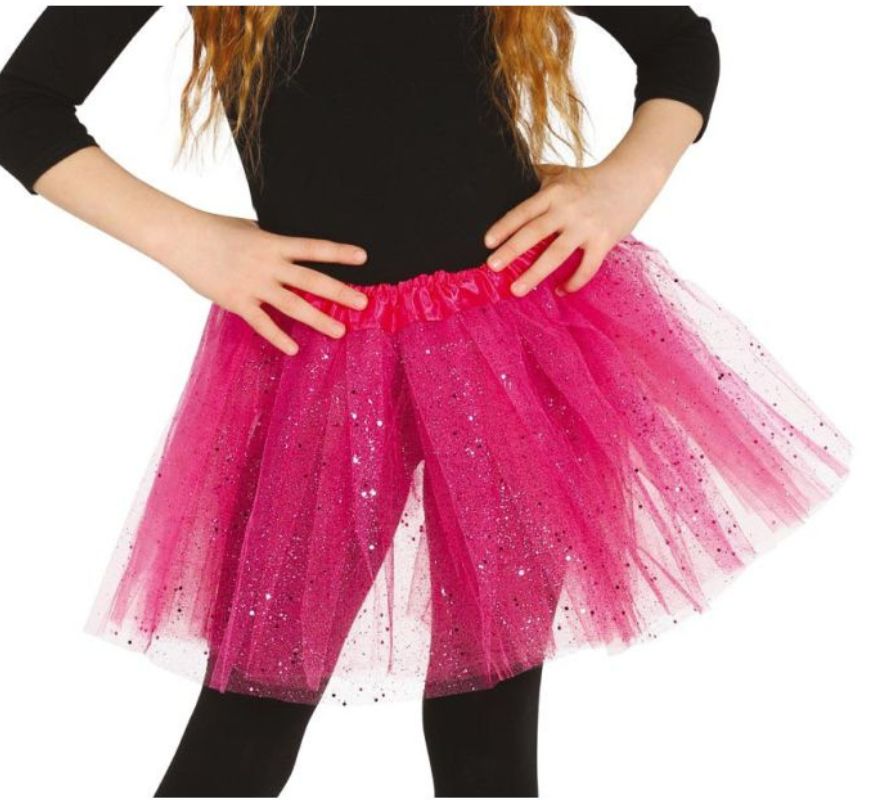 Tutú con Brillantes en varios colores para niña