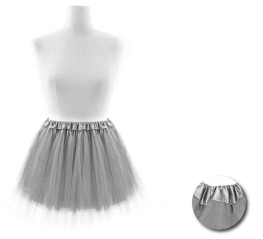 Translation missing: en.Tutú con dobladillo en varios colores de 45 cm adulto