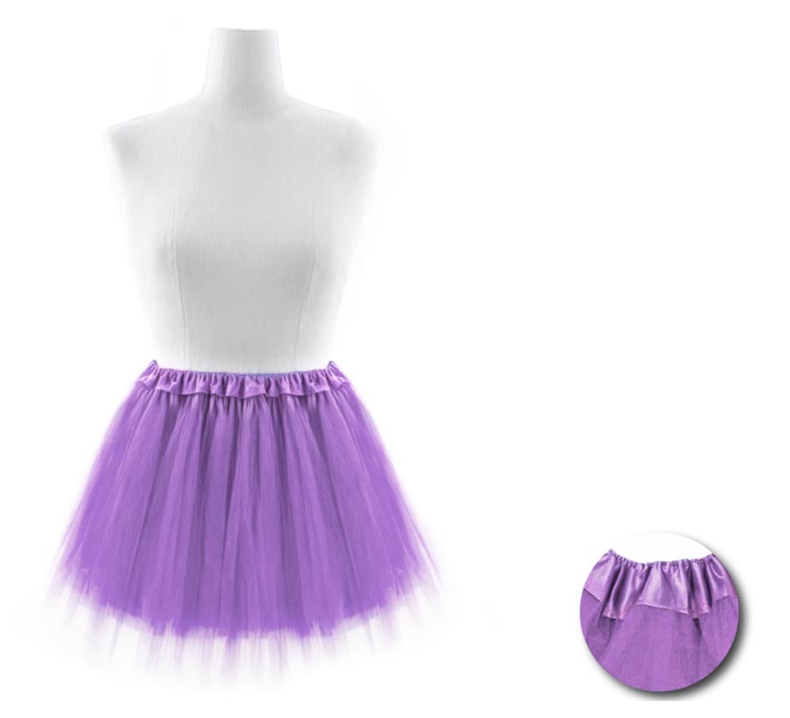 Translation missing: en.Tutú con dobladillo en varios colores de 45 cm adulto