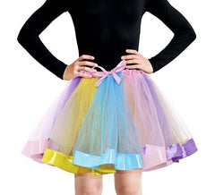 30cm pastel coloured tutu with bow for children