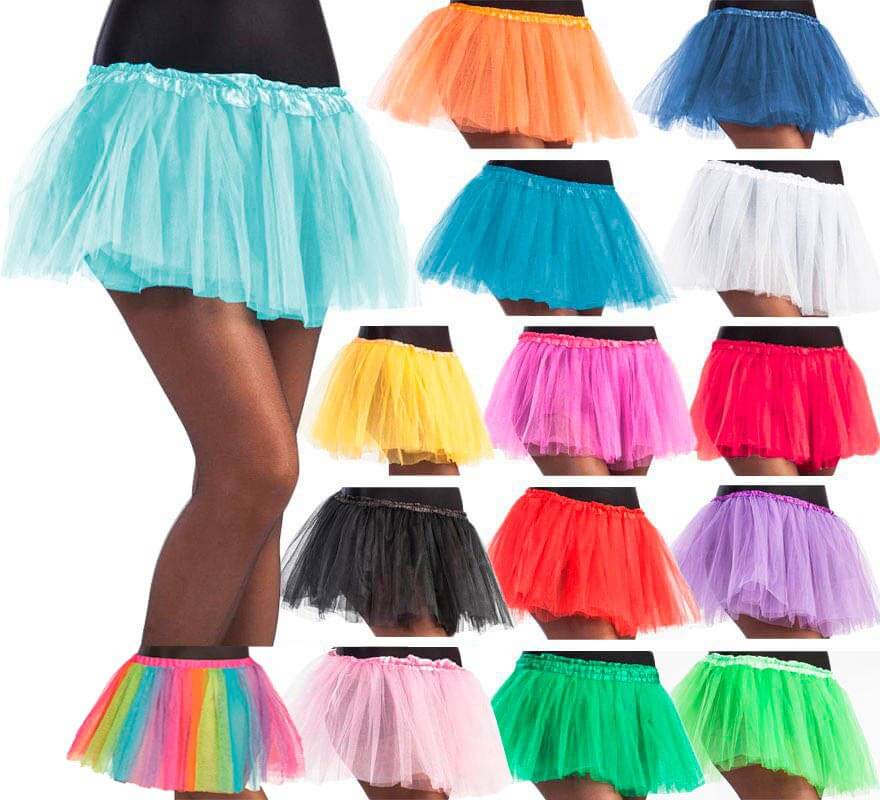 Translation missing: en.Tutú de 30 cm de largo en varios colores para niña