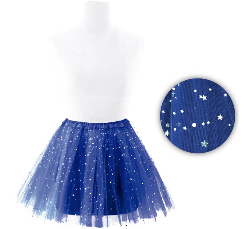 Tutú Estrellas en varios colores para mujer de 40 cm