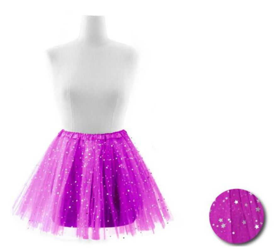 Translation missing: en.Tutú Estrellas en varios colores para mujer de 40 cm