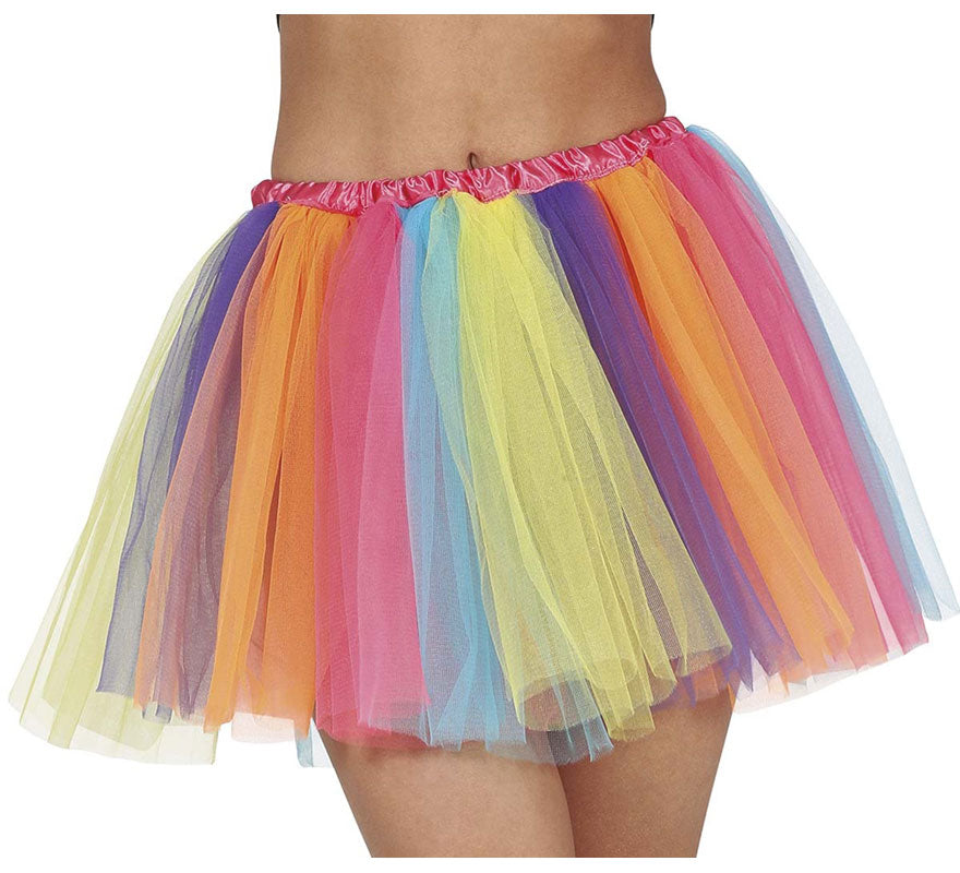 Tutú Multicolor Adulto de 40 cm
