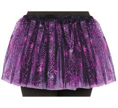 Black Tutu with Lilac Spiders for Children 30 cm