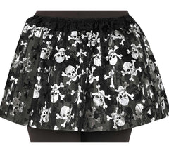Black Pirate Tutu with Skulls for Children 30 cm