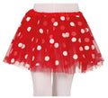 Tutú Rojo con Topos Blancos infantil 30 cm