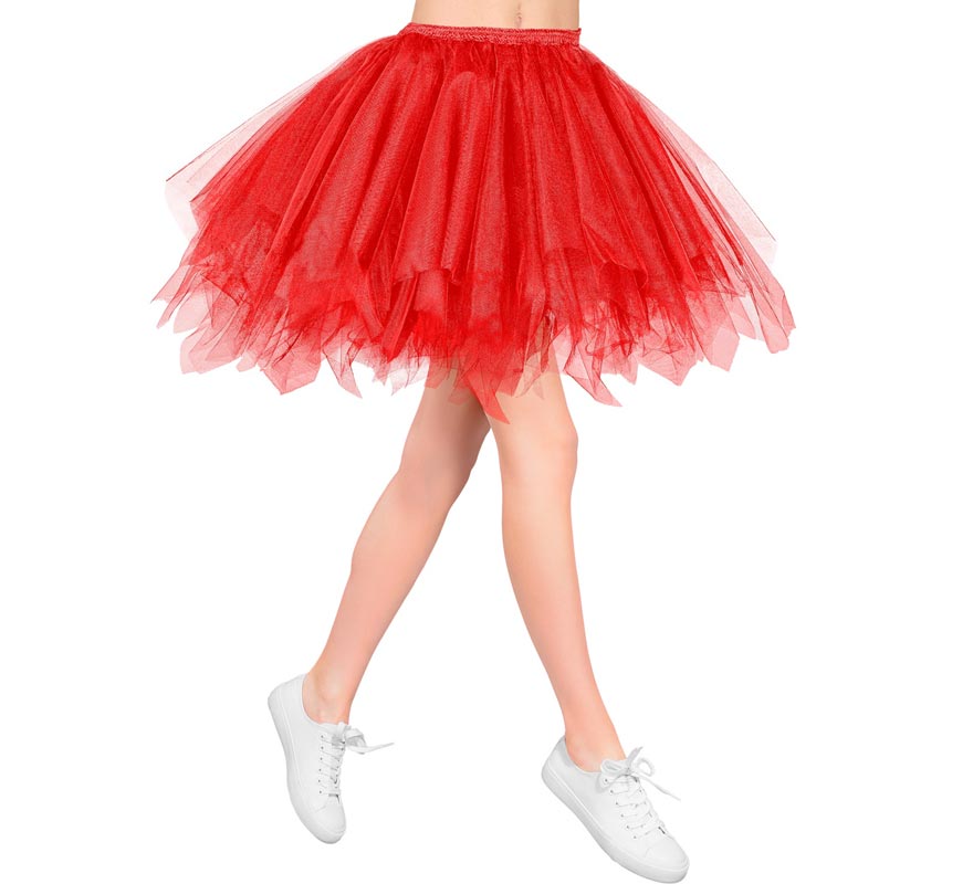 Tutú rojo para mujer