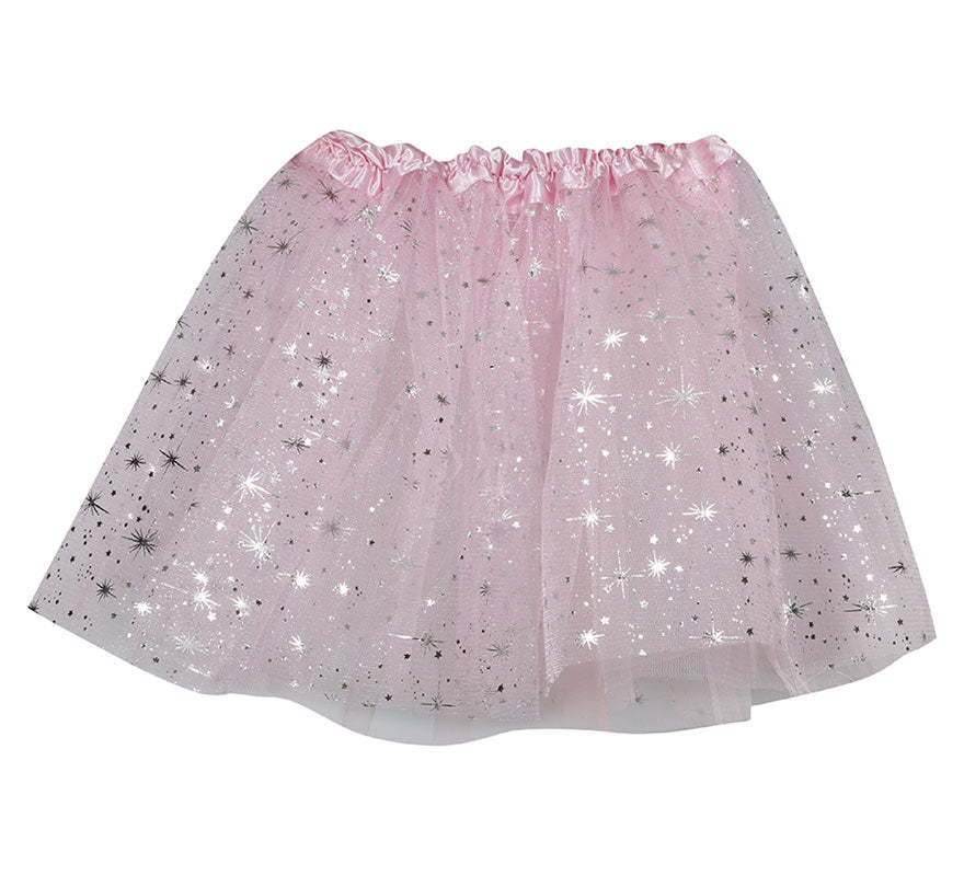 Tutú rosa con Corazones de 30 cm infantil