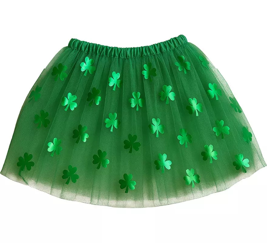 Tutú San Patrick de 40 cm para mujer