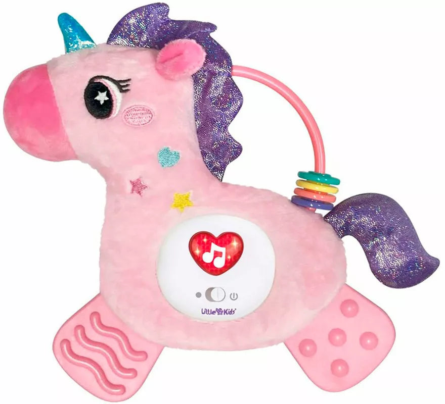Translation missing: en.Unicornio Musical rosa con Luz y Sonido de 24 cm