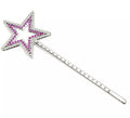 Varita pequeña con Estrella Rosa de 23 cm