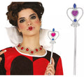 Varita plateada con corazón de 30 cm