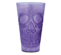 Vaso Calavera lila de 9x15 cm