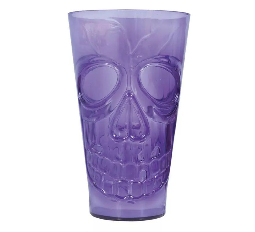 Translation missing: en.Vaso Calavera lila de 9x15 cm